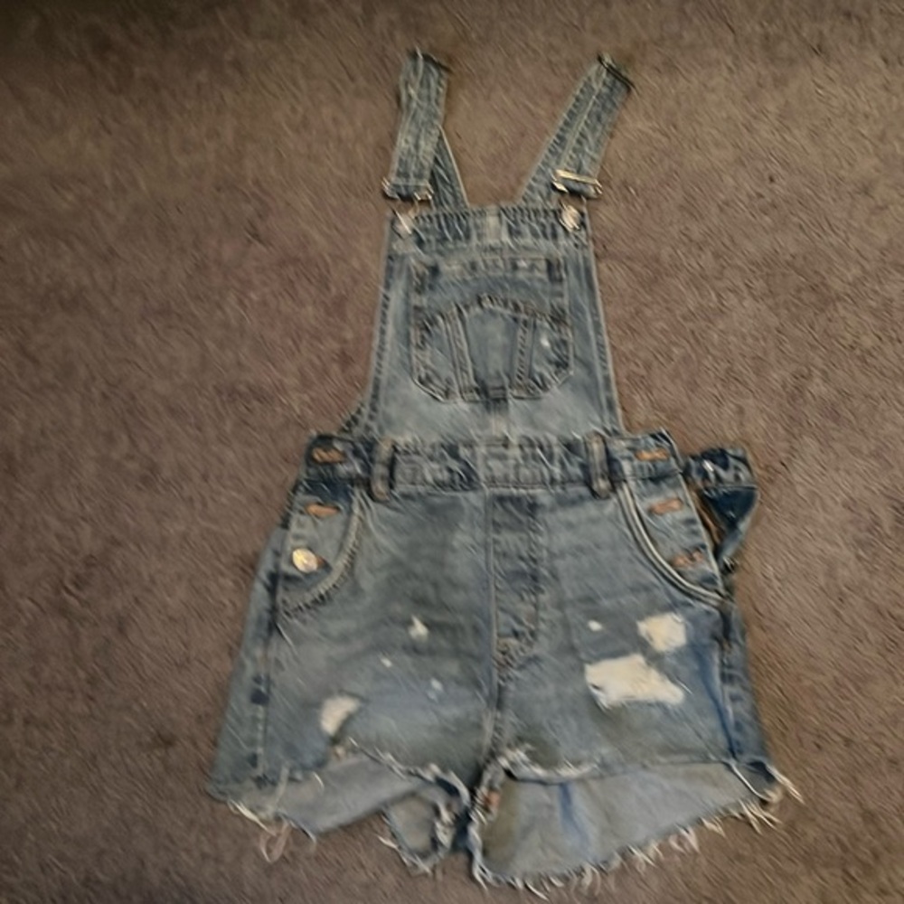Woman’s Jean Overall Shorts - Size 2